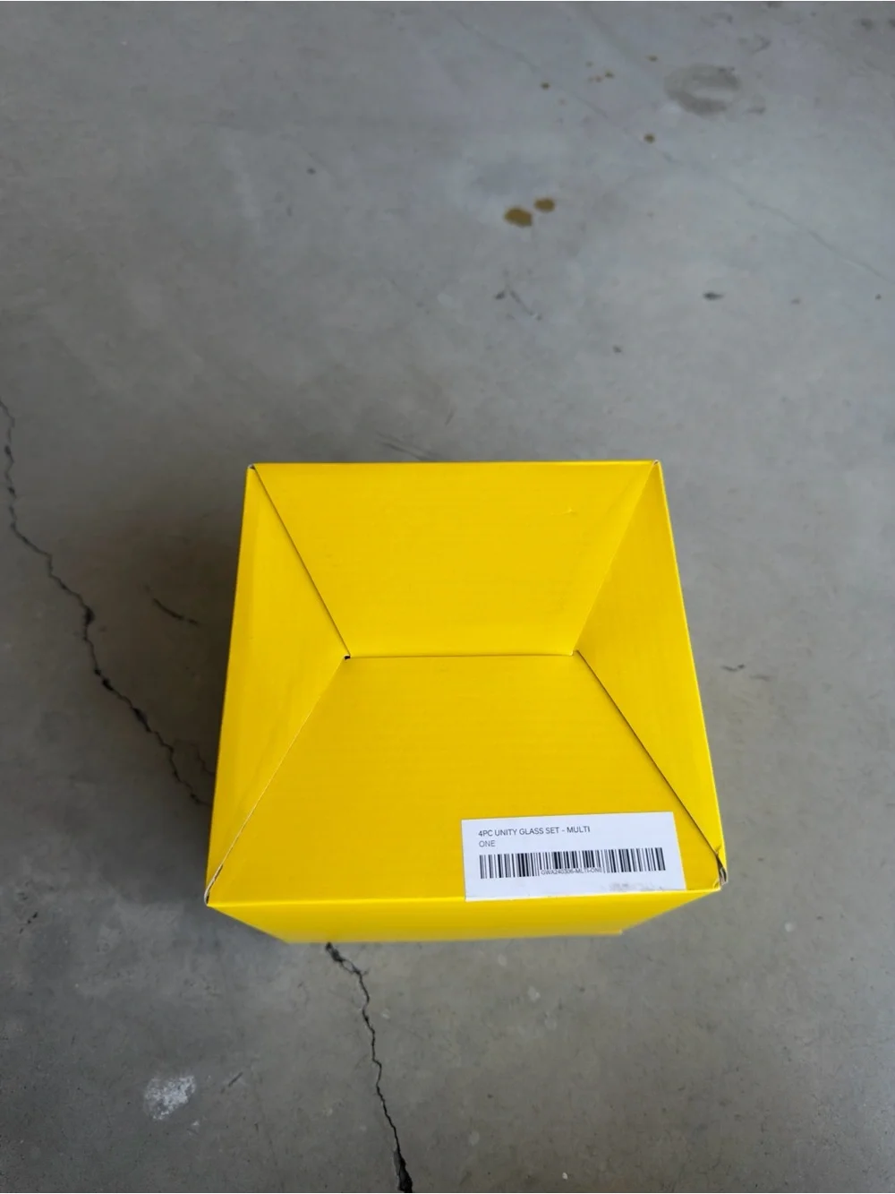 Golf Wang / Gift Logo Square Cardboard Box / Box / Yellow